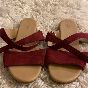 Velvet Sandals